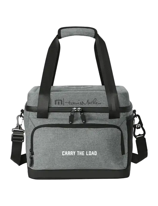 TravisMathew Medium Grey Heather Cruise 24-Can Cooler w/Carry The Load Logo