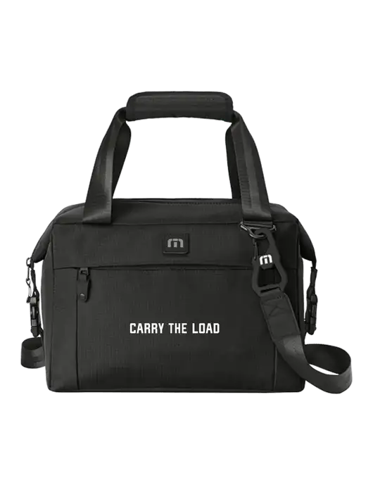 TravisMathew Black Chill’n 12-Can Cooler w/Carry The Load Logo