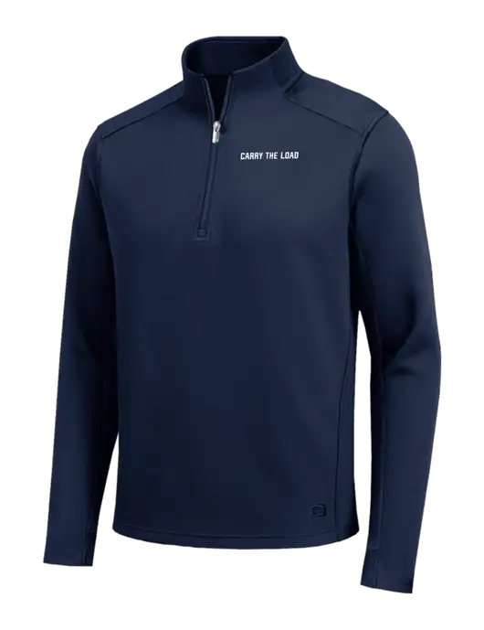 OGIO Transcend Dark Navy 1/4-Zip w/Carry The Load Logo