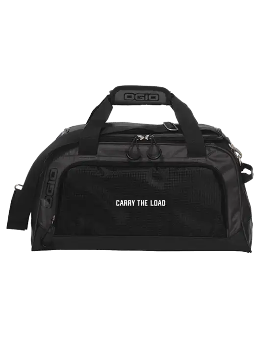 OGIO Breakaway Very Dark Grey/Black Duffel w/Carry The Load Logo