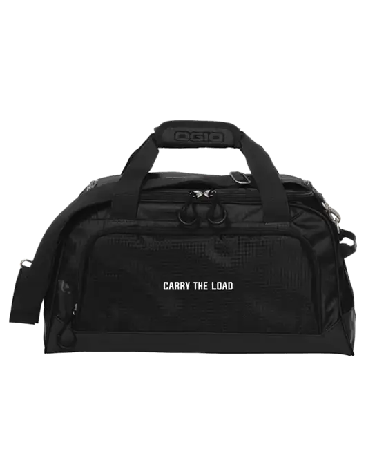 OGIO Breakaway Black Duffel w/Carry The Load Logo