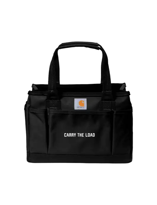 Carhartt Black Utility Tote w/Carry The Load Logo