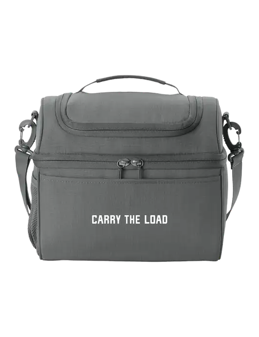 Polar Lunch Medium Grey Cooler w/Carry The Load Logo