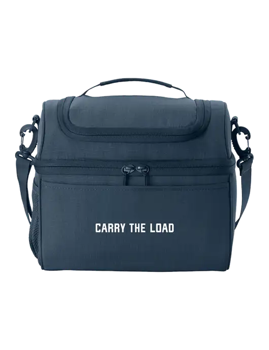 Polar Lunch Dark Navy Cooler w/Carry The Load Logo