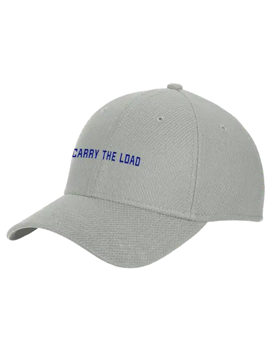 New Era Diamond Era Medium Grey Stretch Cap w/3D Carry The Load Logo