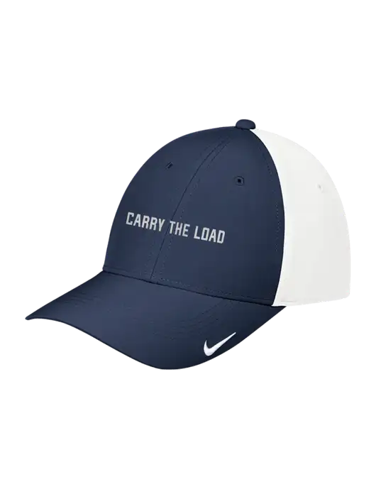 Nike Navy/White Dri-FIT Legacy Cap w/Reflective Carry The Load Logo