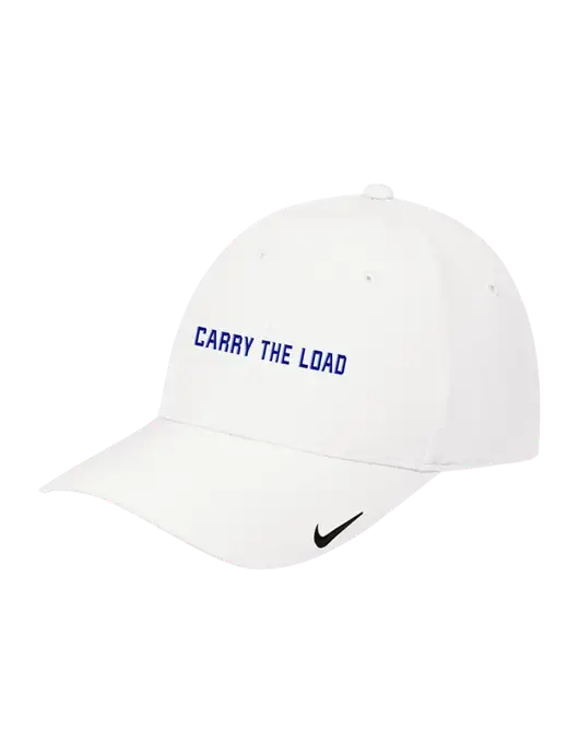 Nike White Dri-FIT Legacy Cap w/3D Carry The Load Logo
