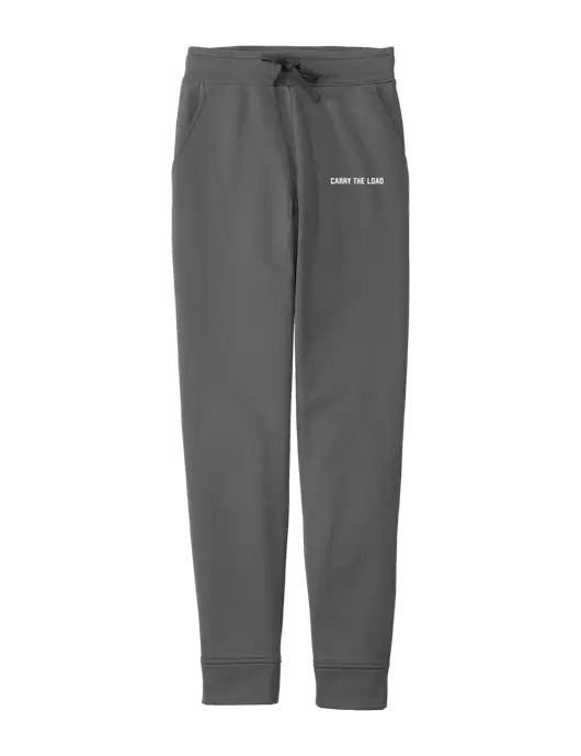 Sport-Wick Dark Grey Fleece Jogger w/Carry The Load Logo