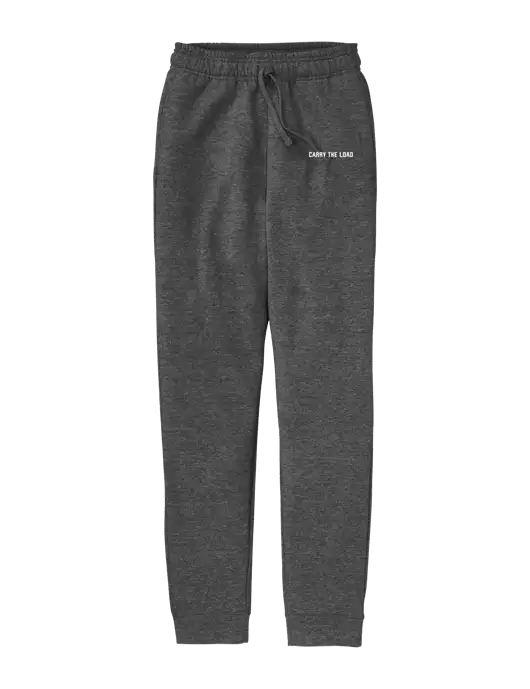 Core Fleece Dark Heather Grey Jogger w/Carry The Load Logo