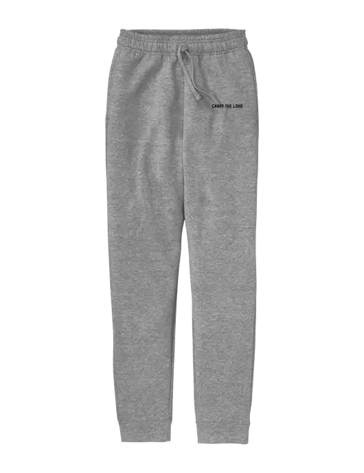 Core Fleece Light Grey Jogger w/Carry The Load Logo