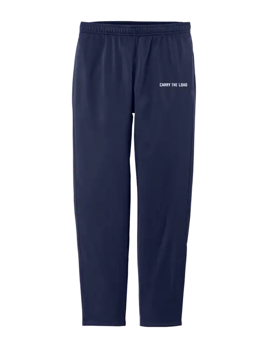 Womens Tricot Navy Track Jogger w/Carry The Load Logo