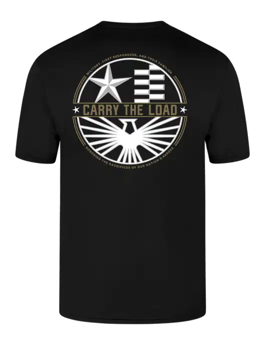 Simply Soft Black 4.5oz  Poly/Combed Ring Spun Cotton T-Shirt w/Participant Logo, 15 Year Logo