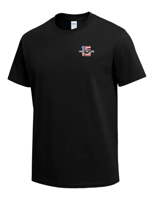 Black Heavyweight 6.1 oz T-Shirt w/15 Year Logo, Participant Logo